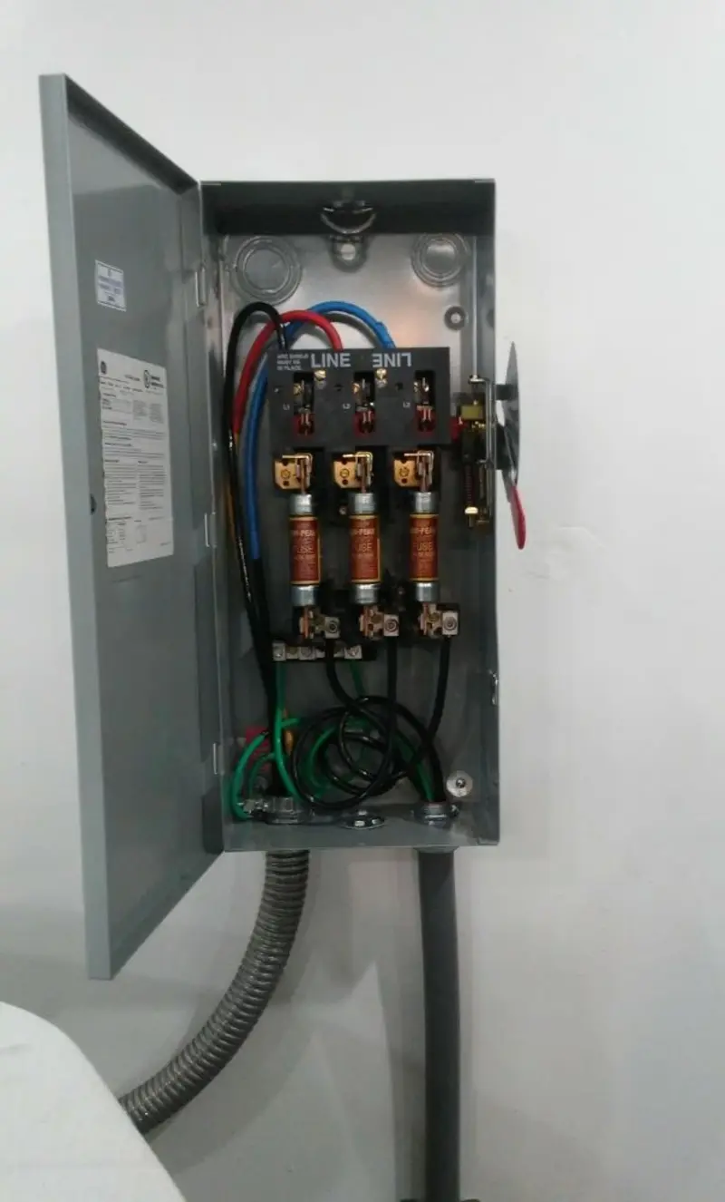 Three-phase disconnect switch installed for Electrical Wiring & Rewiring in Nesquehoning
