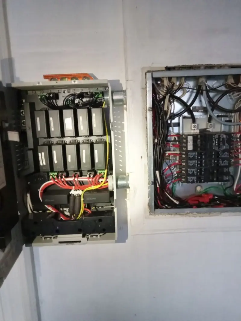 Electrical panel upgrade completed for Security Camera Wiring in Nesquehoning